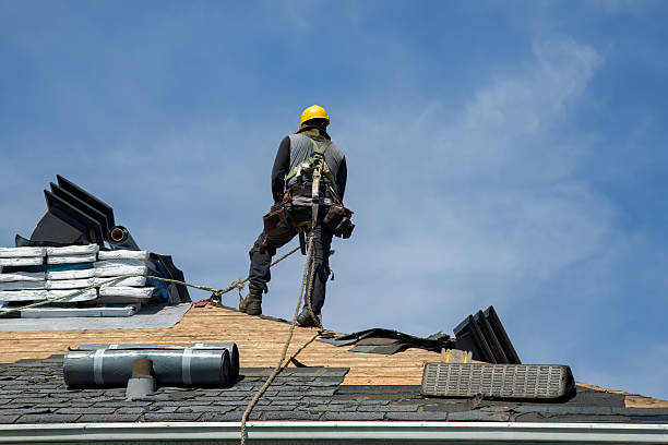Professional Roofing technician working in Village Mills, TX